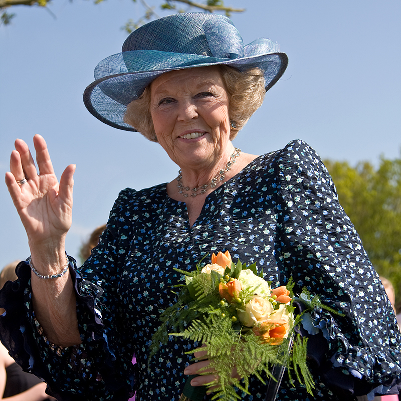 koningin Beatrix (beeld: Emiel Ketelaar, FrozenImage, wikipedia commons, GFDL & CC-BY-SA)