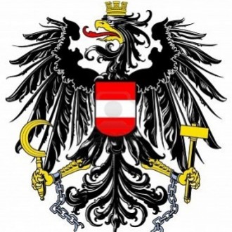 Het wapen van Oostenrijk (beeld: wikipedia)
