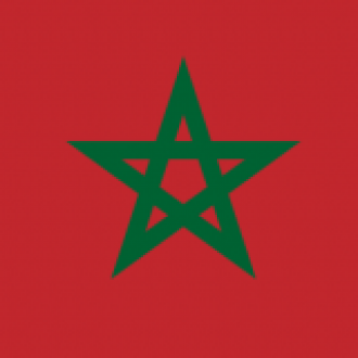 Vlag Marokko (beeld: wikipedia)