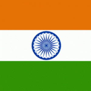 Vlag van India (beeld: Flags of the world)