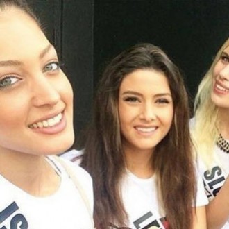 Links miss Israel en midden miss Libanon (beeld: Instagram).