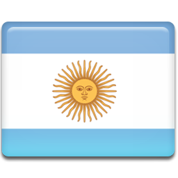 Vlag Argentinie (beeld: iconarchive).