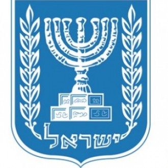 Het embleen van de staat Israel (beeld: Kieskompas).