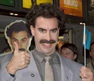‘Borat’ schenkt Syrische vluchtelingen 4,5 ton