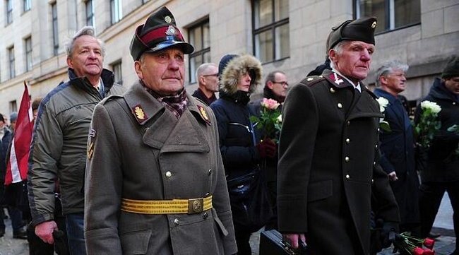 Nazi optcht in Riga Letland