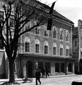 Geboortehuis Hitler in 1934