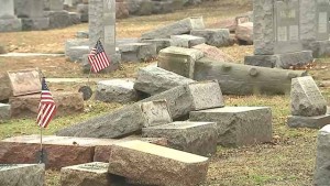 Joodse graven geschonden in VS