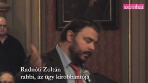 Hongaarse rabbijn praat met neonazi-website