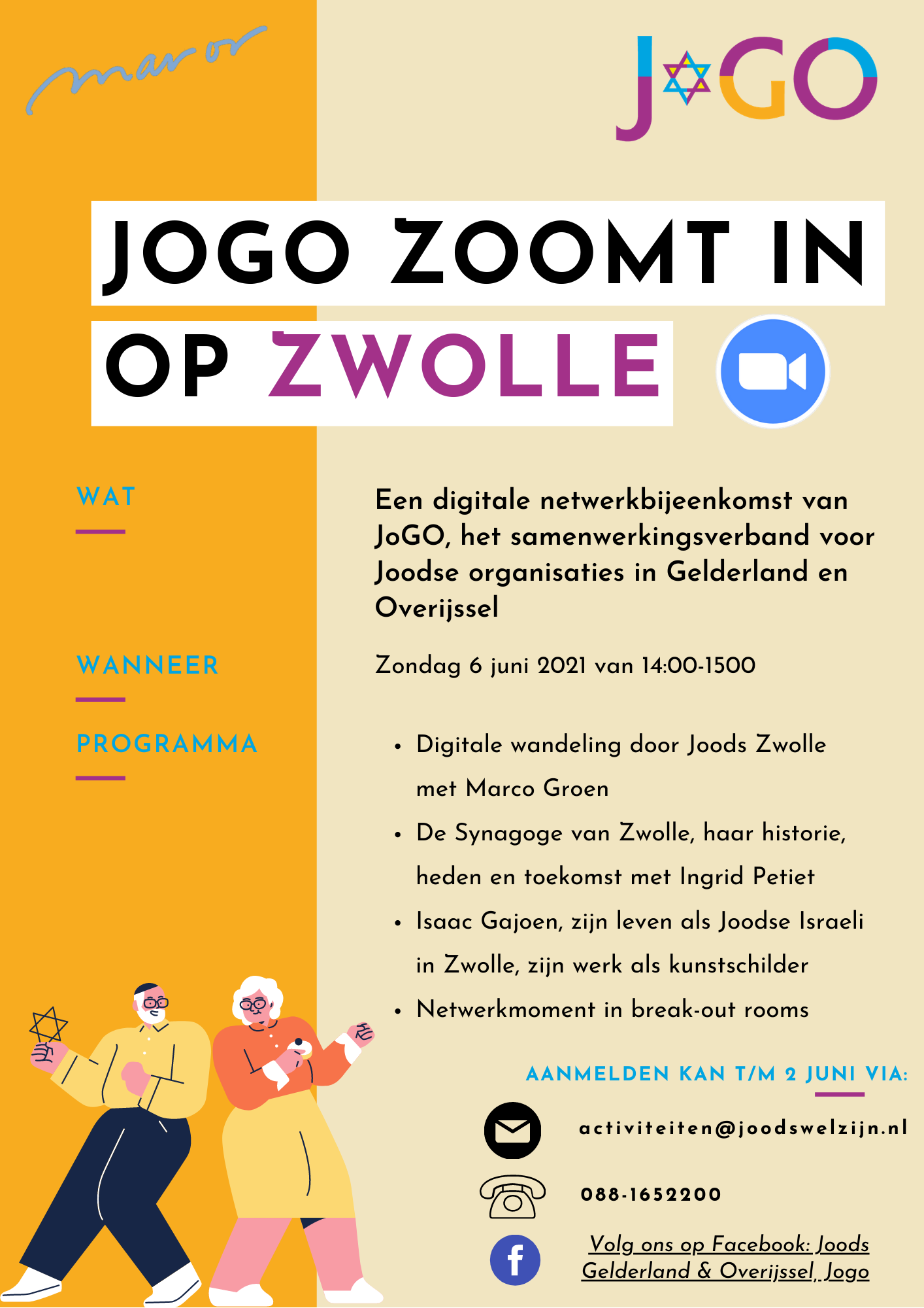 JMW: Digitale Netwerkbijeenkomst JoGO te Zwolle