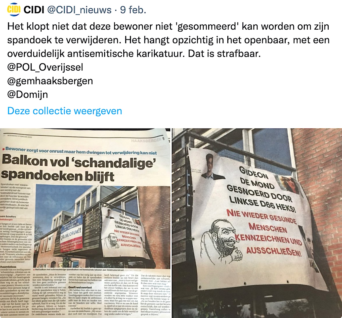 Tweet CIDI Haaksbergen