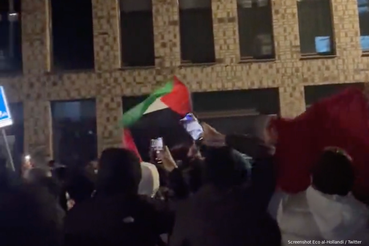 Marokkaanse jongeren na voetbalwinst: ‘Alle Joden zijn homo’s!’ en ‘Free Palestine!’