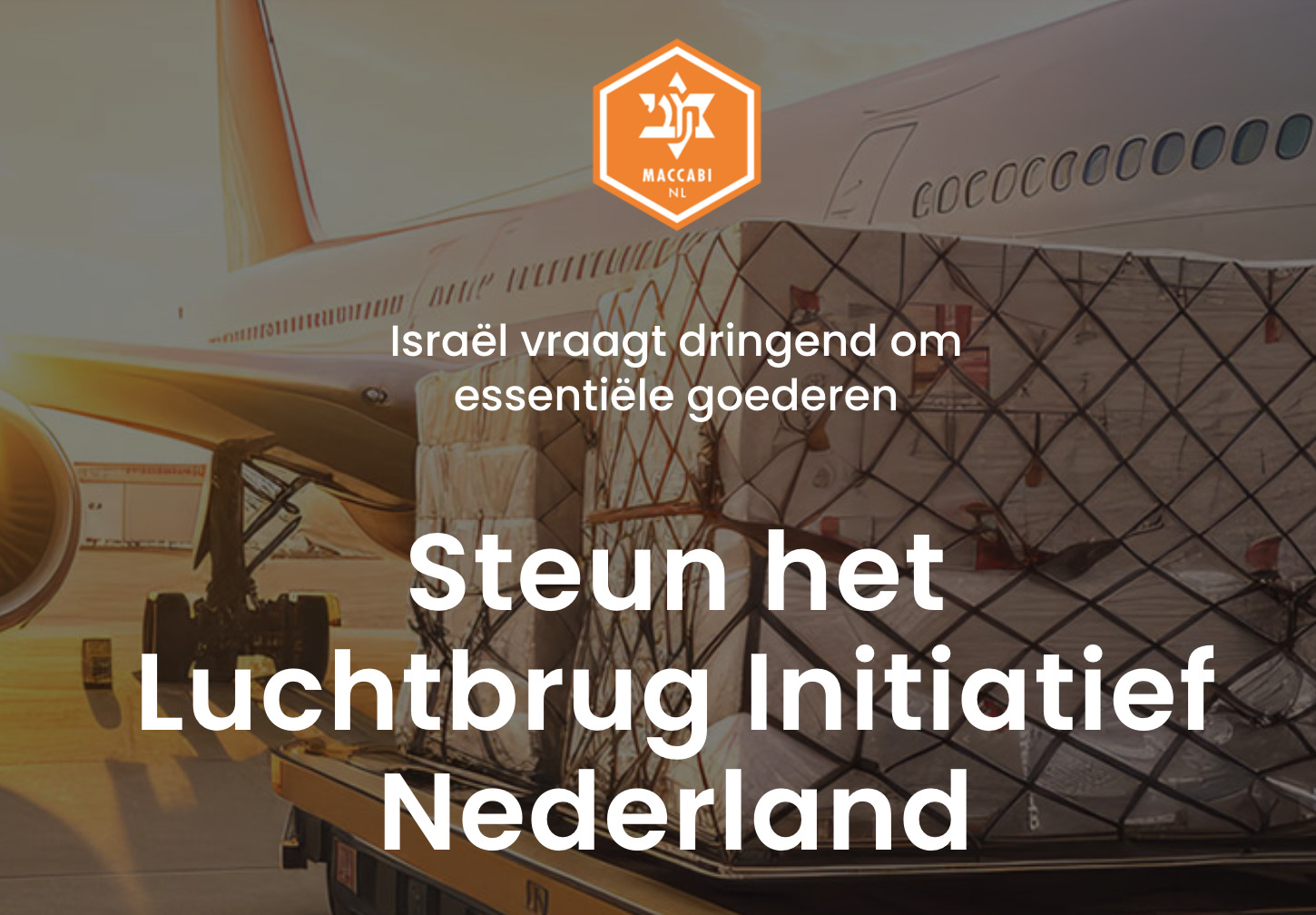 Maccabi Nederland: ‘Donaties luchtbrug blijven hard nodig’