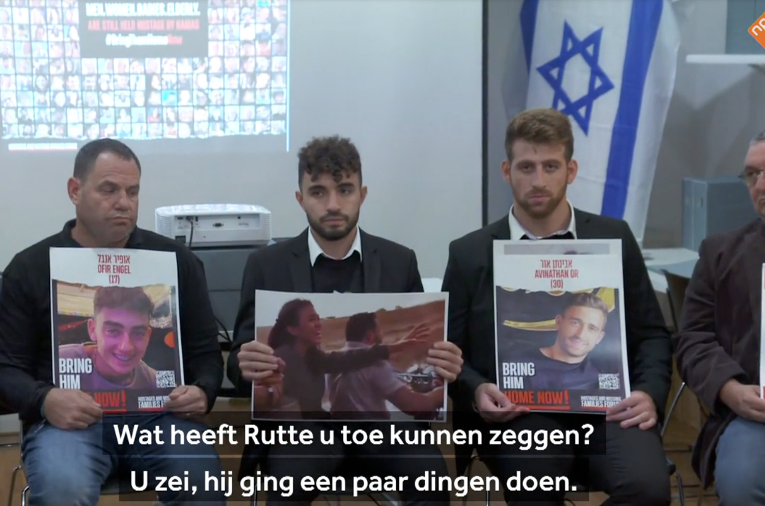 Acties in Nederland met familieleden gegijzelden in Gaza