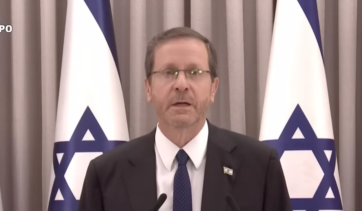 President Herzog geeft toespraak voor heel Israël