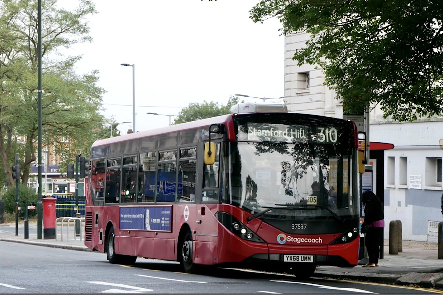 Bus 310 in Londen