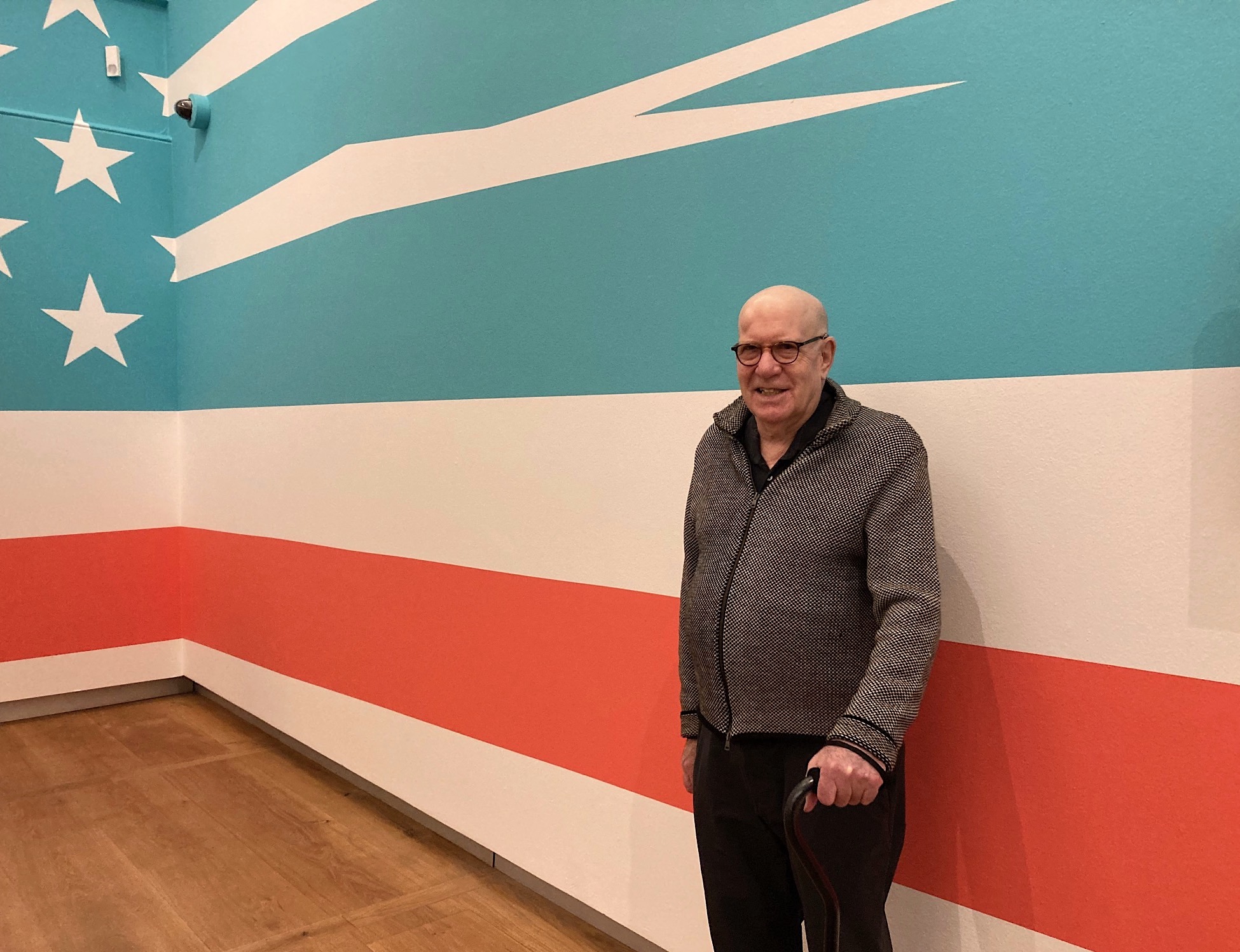 David Levinthal in H'Art Amsterdam (beeld: Willemien Groot)