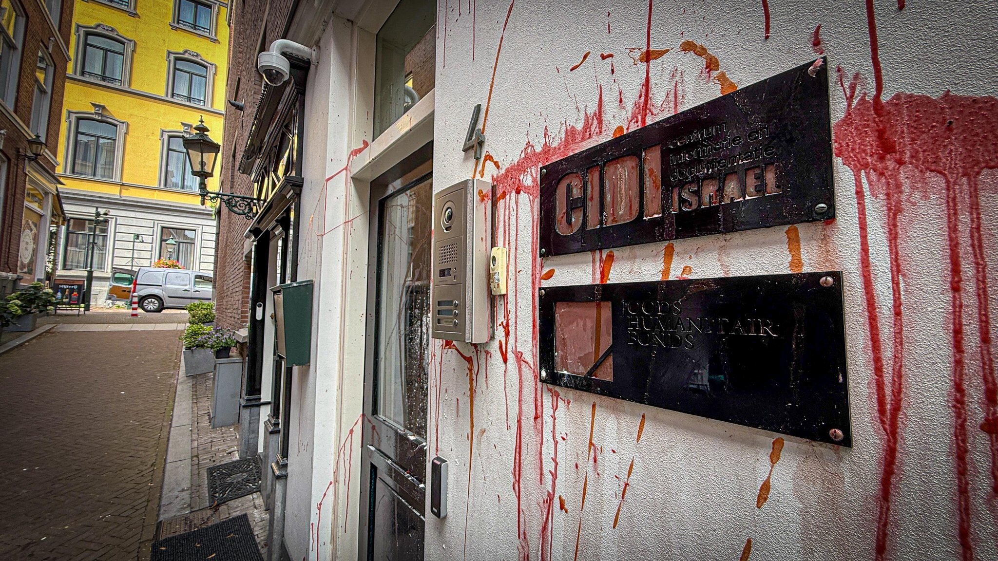 CIDI pand beklad, aug 2025 (beeld: CIDI, X.com)