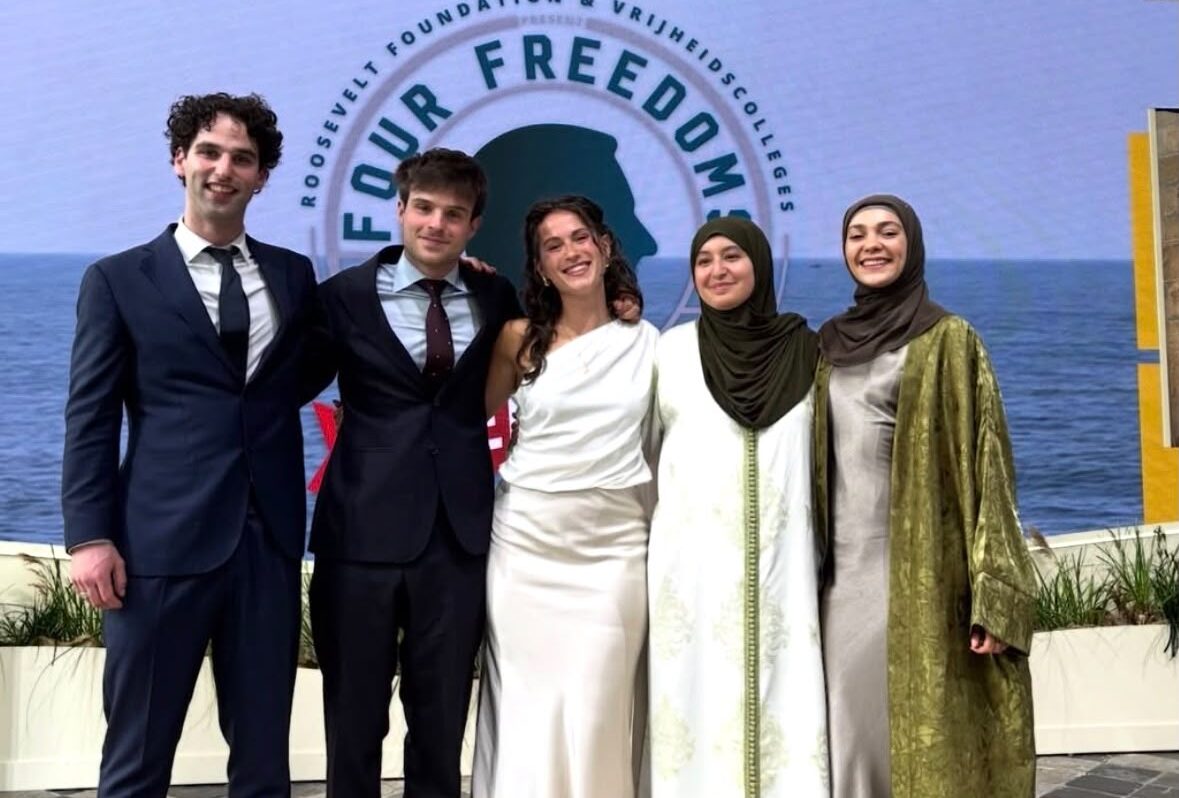 Deel de Duif krijgt jonge Four Freedoms Award (beeld: Whatsapp)