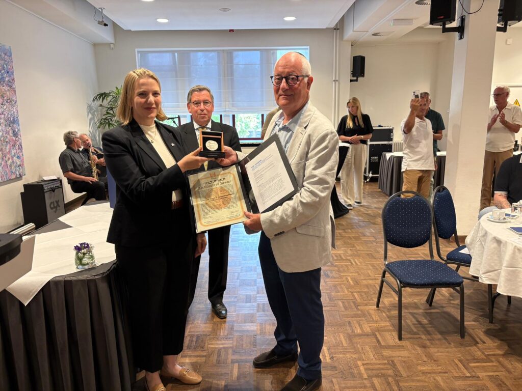 Postume Yad Vashem-onderscheiding aan Limburgse families, Kerkrade 2026 (beeld: Israëlische ambassade Den Haag, courtesy)