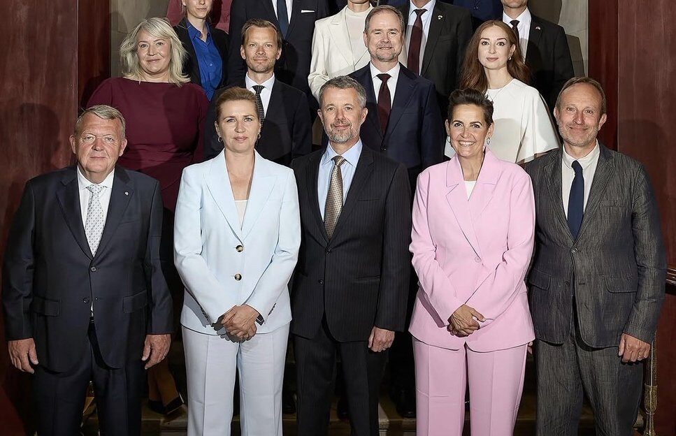 Deense regering, kabinet Frederiksen III, 2026 (beeld: Danske Kongehus, Instagram)