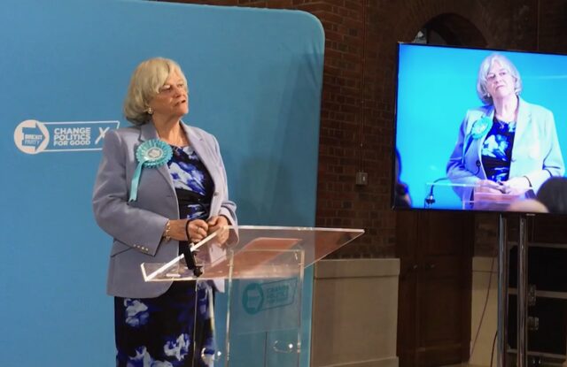 Ann Widdecombe in 2019 (beeld: Jonet.nl)