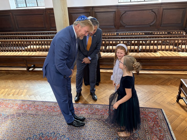 Bezoek koning Willem-Alexander aan LJG Den Haag (beeld: Jonet.nl)