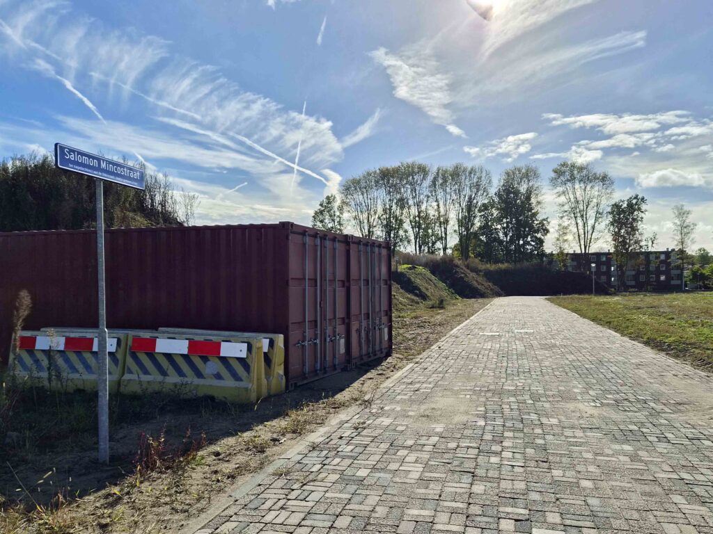 De Salomon Mincostraat in Oldenzaal (beeld: P. Menco) 